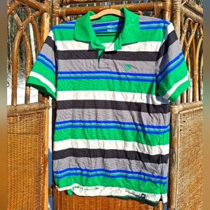 🍀3/15 Striped Nike Shirt in Green, Blue, and Gray